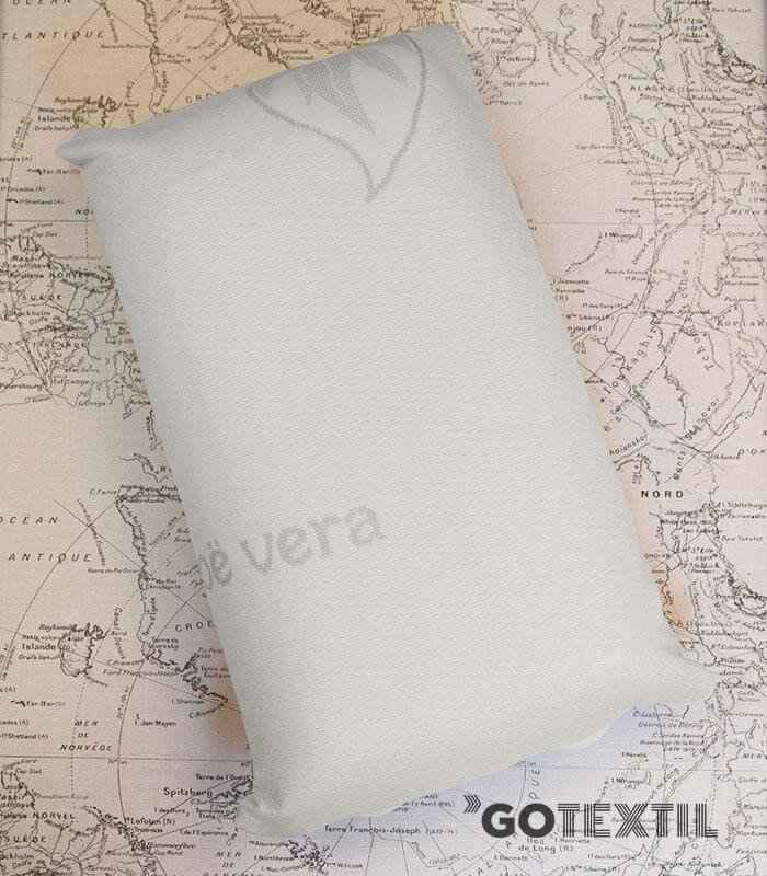 GOTEXTIL | Almohada de Viaje Viscoelástica Aloe Vera 45x25x10