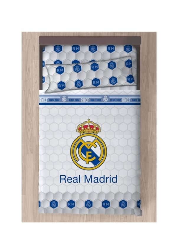 GOTEXTIL | Juego Sábanas REAL MADRID Escudo Centrado 182056