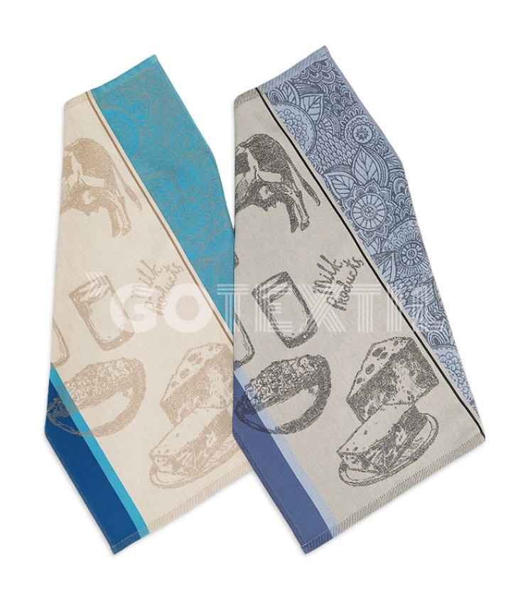 GOTEXTIL | TROVADOR | Pack 2 Paños de Cocina Sarga MILK 111