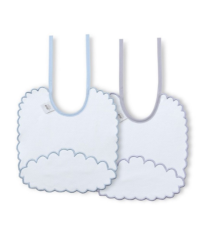 GOTEXTIL | PACK 2 BABEROS CON PANAMÁ PARA BORDAR PUNTO DE CRUZ INTERBABY R3 RECTANGULARES