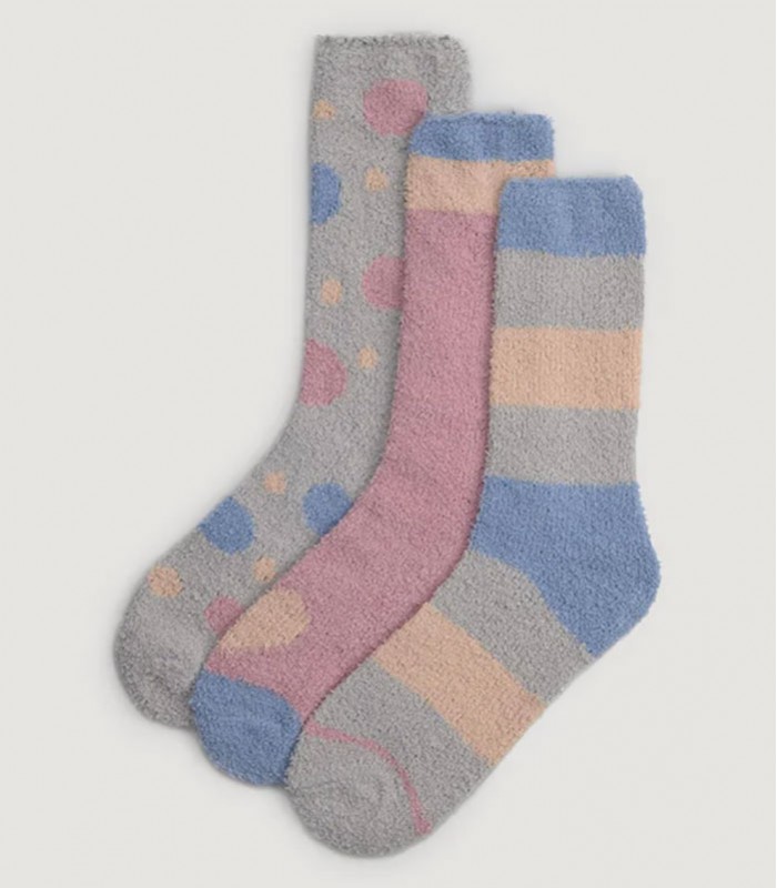 GOTEXTIL | PACK 3 CALCETINES FRANELA MUJER 12795 YSABEL MORA