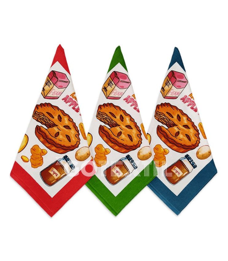 GOTEXTIL | TROVADOR | PACK 3 PAÑOS COCINA 215 TARTA RIZO 100% ALGODÓN