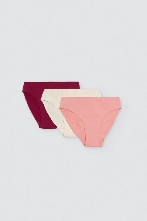 GOTEXTIL | PACK DE 3 BRAGAS BÁSICAS MIDI COLORES YSABEL MORA 19641