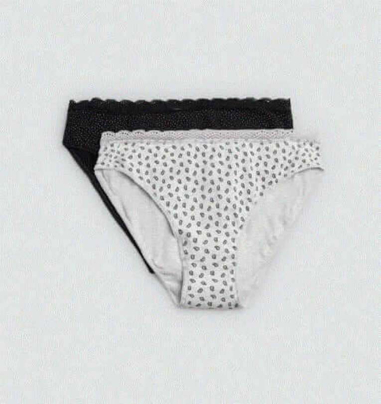 GOTEXTIL | Pack 2 bragas midi Ysabel Mora 19469 algodón natural estampadas mujer