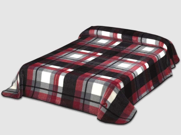 GOTEXTIL | Manta Mora Estampada Alto Volumen HARMONY K60 – Cálida y Suave 450 g/m²