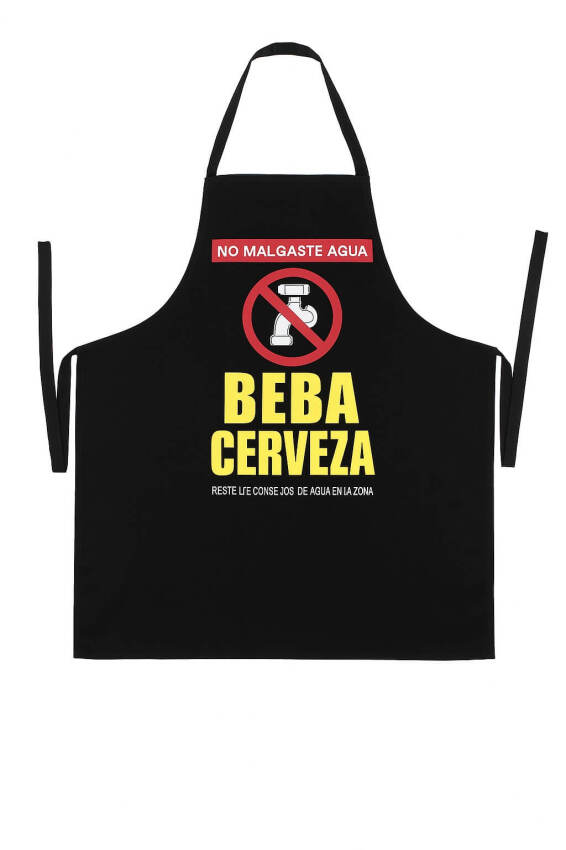 GOTEXTIL | Delantal de cocina Beba Cerveza Ideal Textil 7208 - Loneta resistente