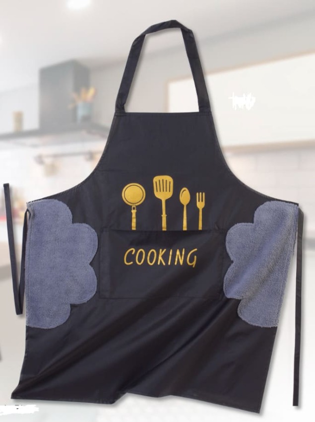 GOTEXTIL | Delantal de cocina plastificado Ideal Textil 7627 - Con secamanos de rizo