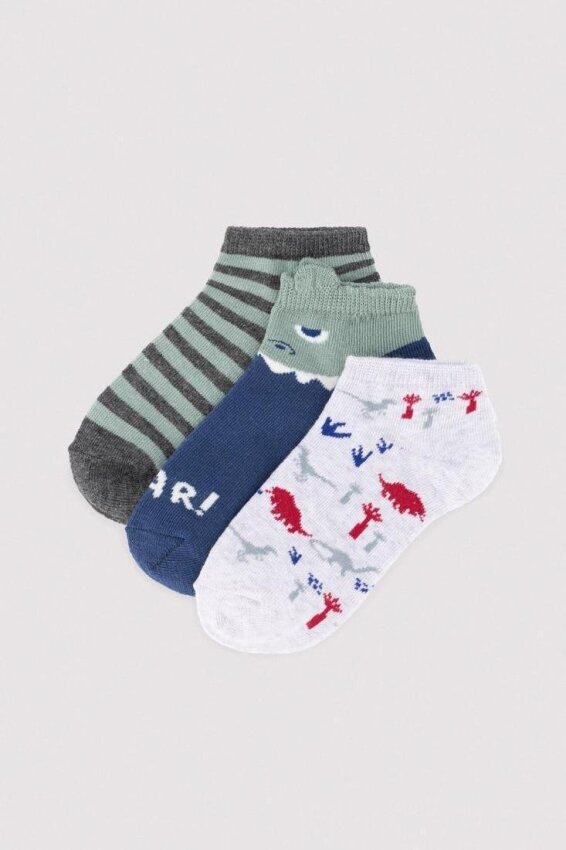 GOTEXTIL | Pack 3 calcetines tobilleros infantiles Roar Ysabel Mora 42663