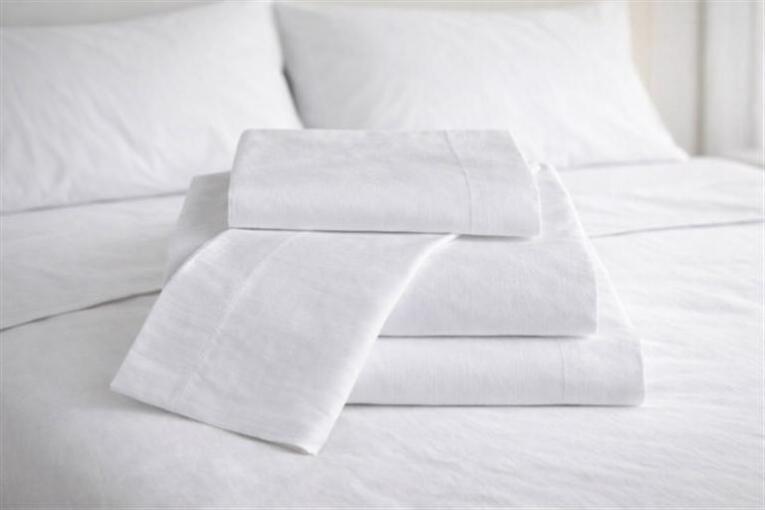 GOTEXTIL | Juego sábanas satén algodón 300 hilos Luxor Atenas blanco