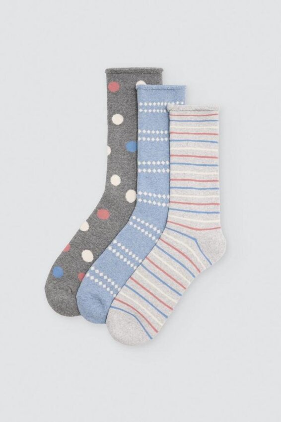 GOTEXTIL | Pack 3 Calcetines Térmicos Mujer Sin Puño Ysabel Mora 12118