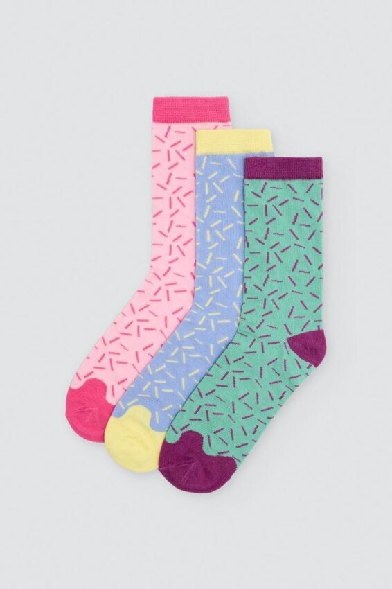 GOTEXTIL | Pack 3 Calcetines Donuts Mujer Ysabel Mora 12142 Regalo