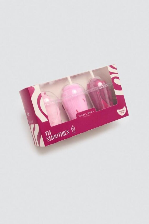 GOTEXTIL | Pack 3 Calcetines Mujer Smoothies Ysabel Mora 12143 Regalo