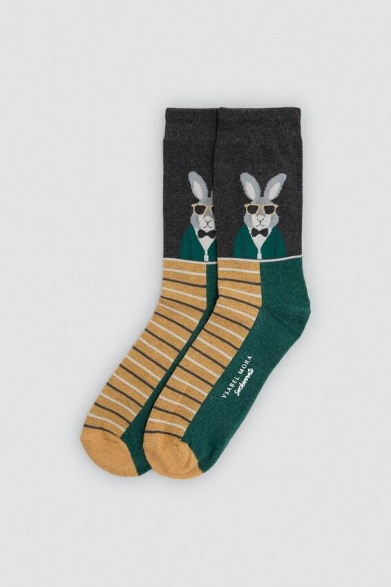GOTEXTIL | Pack 4 Calcetines Hombre Sockarrats Animales Ysabel Mora 22132