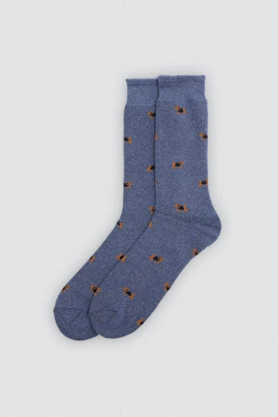 GOTEXTIL | Pack 4 Calcetines Altos Térmicos Hombre Ysabel Mora 22137 Animales