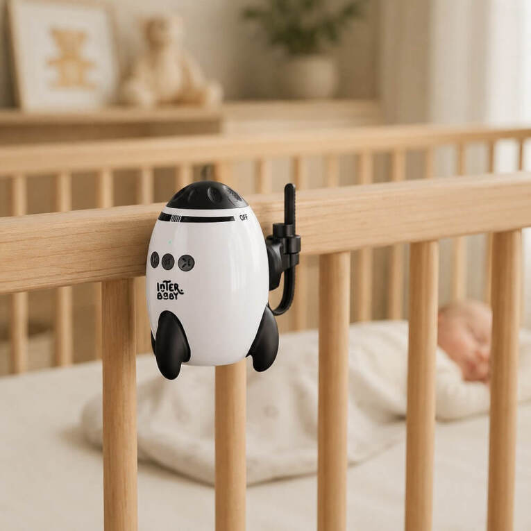 GOTEXTIL | Mecedor Automático para Carrito y Cuna Bebé Interbaby Blanco