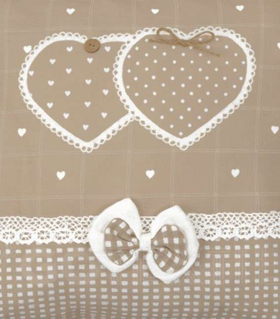 GOTEXTIL | FUNDA DE COJÍN 61268 CON APLICACIÓN 42X42 CM. BH TEXTIL