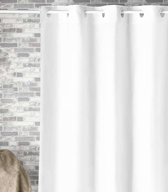 GOTEXTIL | CORTINA DE BAÑO LISA 1040 MÁGICA 180x200cm ATENAS