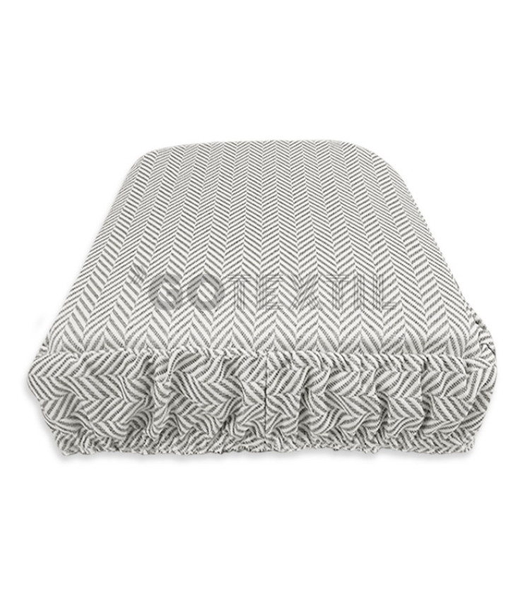 GOTEXTIL | Cojín de silla acolchado con volante ESPIGA Marcavi