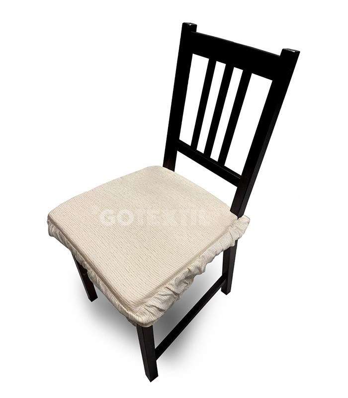 GOTEXTIL | ASIENTO DE SILLA ACOLCHADO CON VOLANTE AJUSTABLE MARCAVI