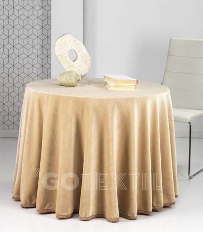 GOTEXTIL | Falda Mesa Camilla Redonda MORA PREMIUM