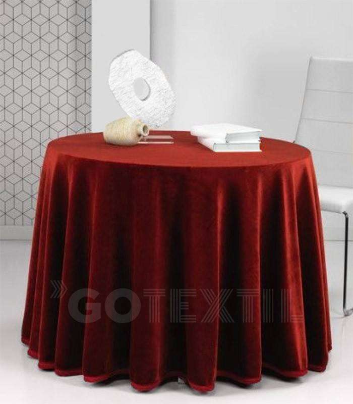 GOTEXTIL | Falda Mesa Camilla Redonda MORA PREMIUM