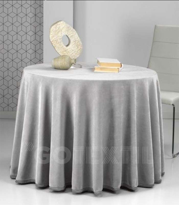 GOTEXTIL | Falda Mesa Camilla Redonda MORA PREMIUM