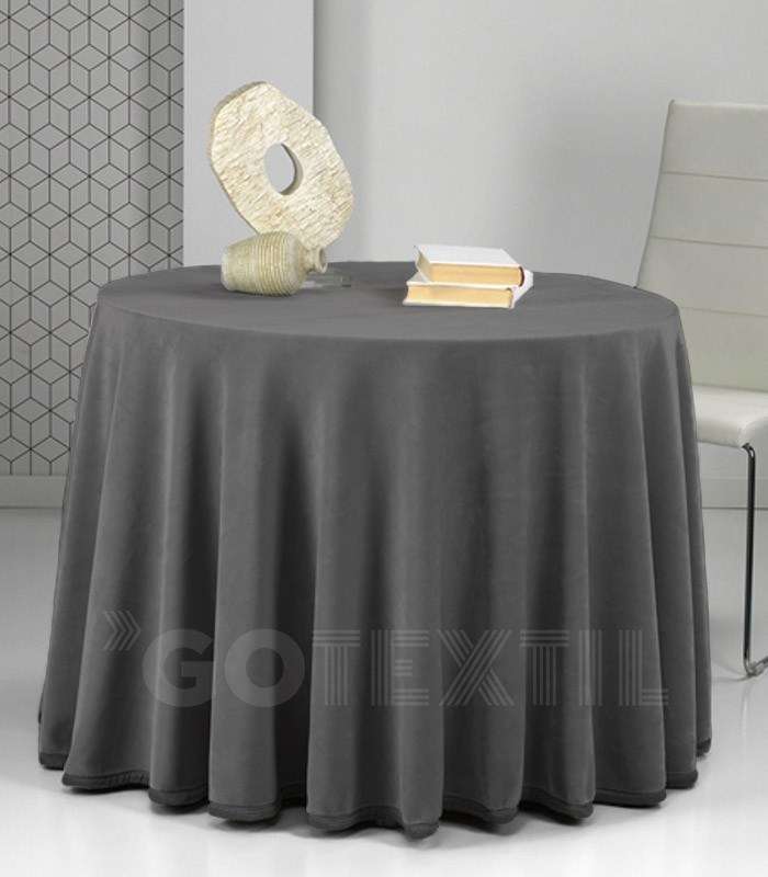 GOTEXTIL | Falda Mesa Camilla Redonda MORA PREMIUM