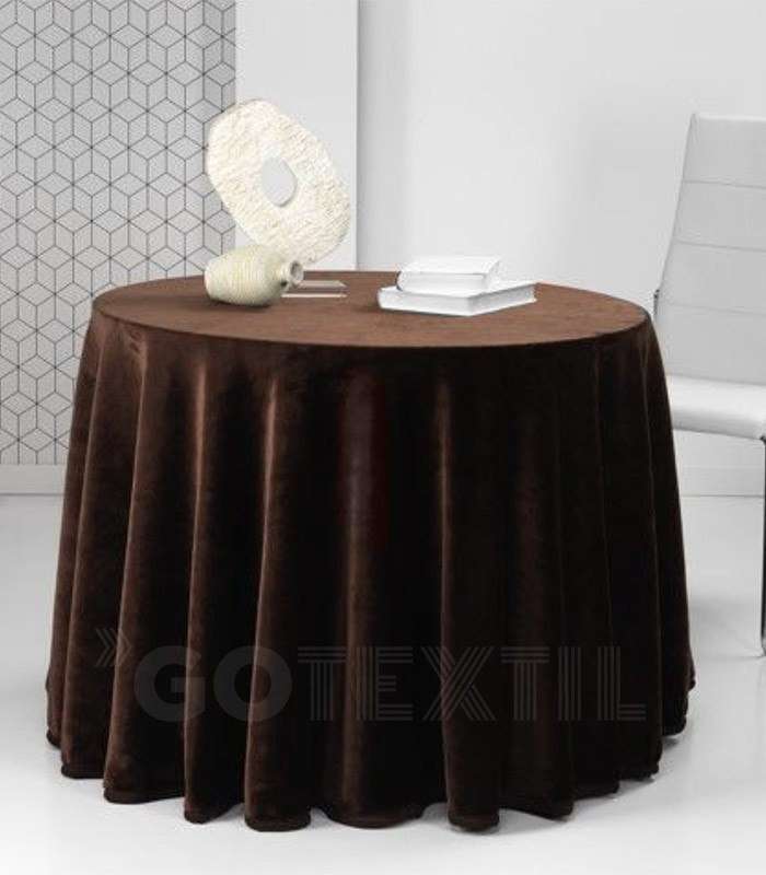 GOTEXTIL | Falda Mesa Camilla Redonda MORA PREMIUM