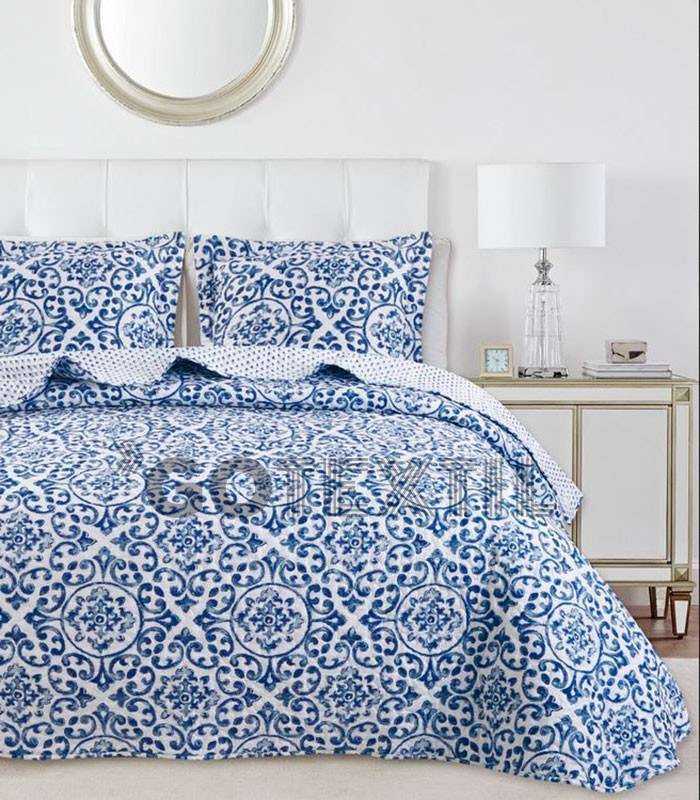 GOTEXTIL |  COLCHA BOUTI REVERSIBLE 7878 IDARA VERANO Y ENTRETIEMPO. ATENAS