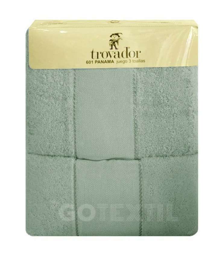 GOTEXTIL | JUEGO DE TOALLAS CON PANAMÁ PARA BORDAR A PUNTO DE CRUZ TROVADOR 601