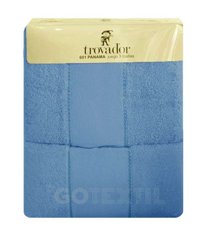 GOTEXTIL | JUEGO DE TOALLAS CON PANAMÁ PARA BORDAR A PUNTO DE CRUZ TROVADOR 601