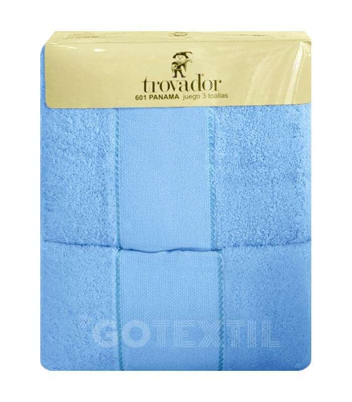 GOTEXTIL | JUEGO DE TOALLAS CON PANAMÁ PARA BORDAR A PUNTO DE CRUZ TROVADOR 601