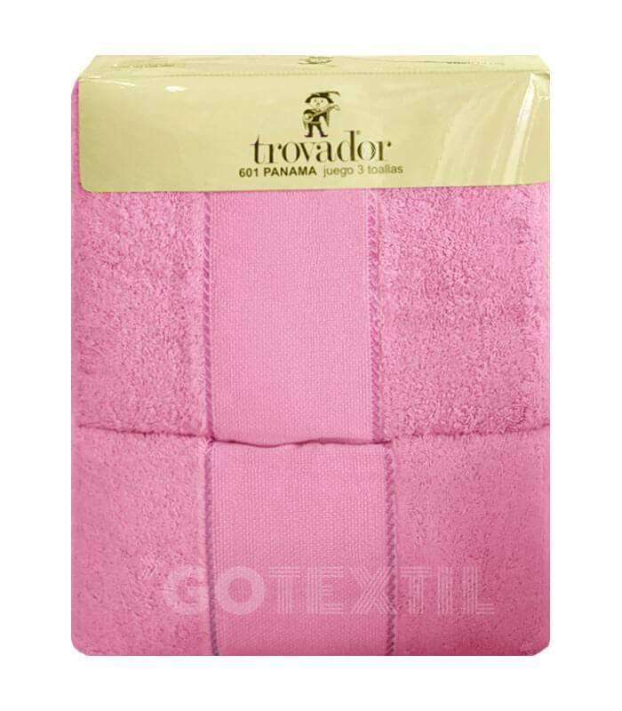 GOTEXTIL | JUEGO DE TOALLAS CON PANAMÁ PARA BORDAR A PUNTO DE CRUZ TROVADOR 601