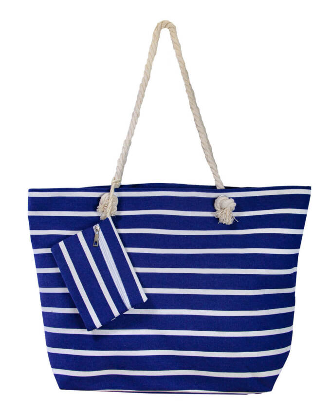 GOTEXTIL | BOLSO PLAYA ESTAMPADO RAYAS SUN&SURF
