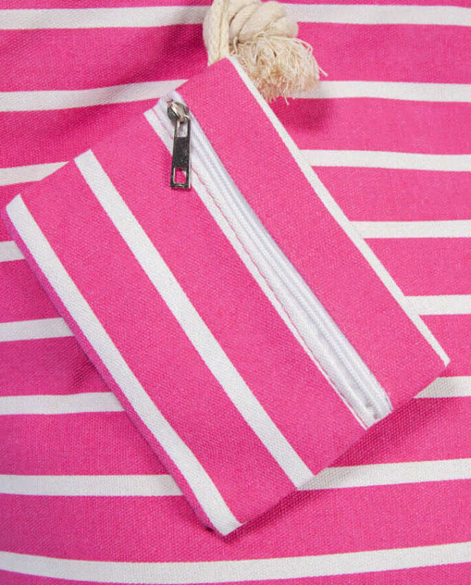 GOTEXTIL | BOLSO PLAYA ESTAMPADO RAYAS SUN&SURF