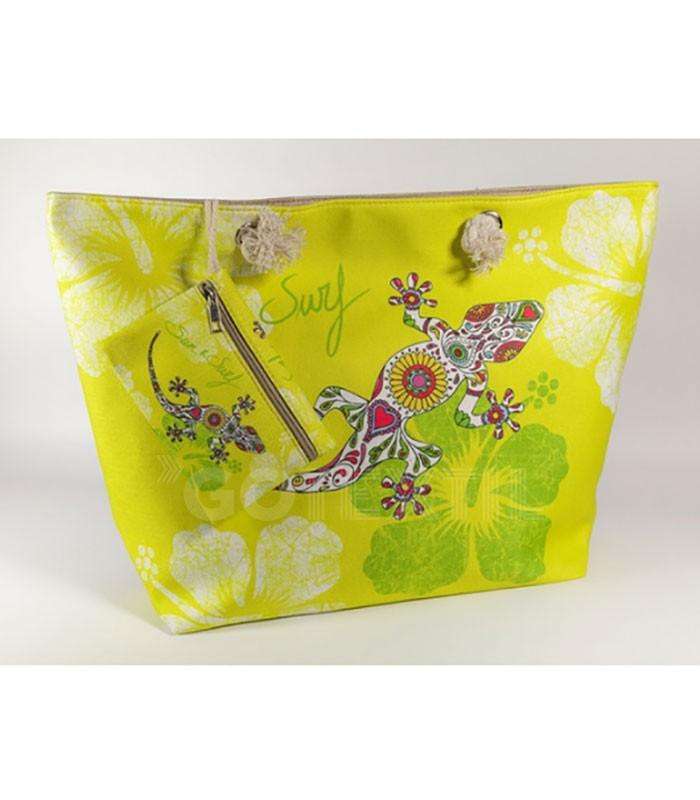 GOTEXTIL | BOLSO DE PLAYA GEKO FLUORESCENTE