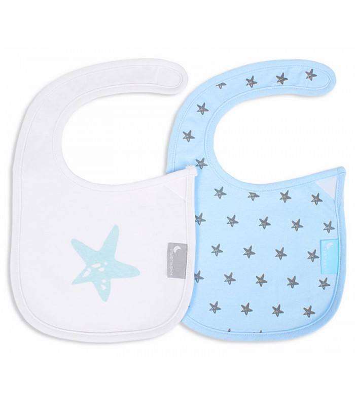 GOTEXTIL | Pack 2 BABEROS VELCRO ESTRELLA 311 INTERBABY