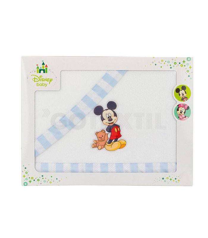 GOTEXTIL | SÁBANAS CUNA CORALINA MK023 MICKEY INTERBABY