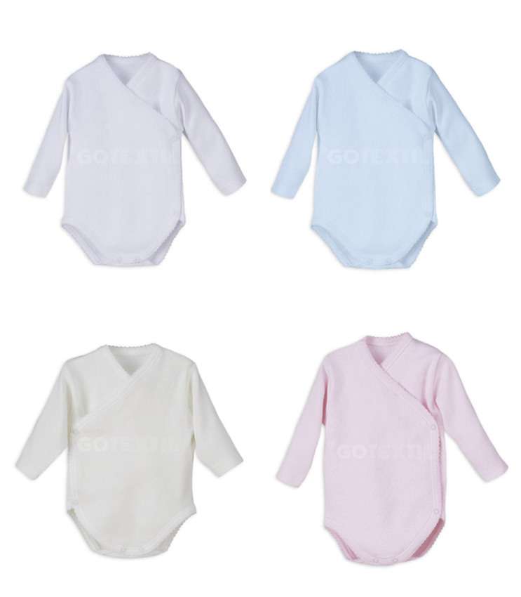 GOTEXTIL | BODY BEBÉ MANGA LARGA CRUZADO 1206 CALAMARO