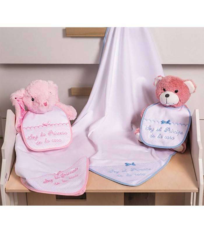 GOTEXTIL | Conjunto Arrullo y Babero bebé 21366 BH TEXTIL