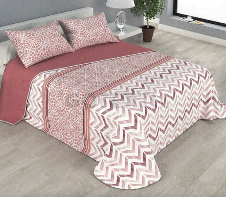 GOTEXTIL |  Colcha bouti estampada RIMON Rojo Home Secret