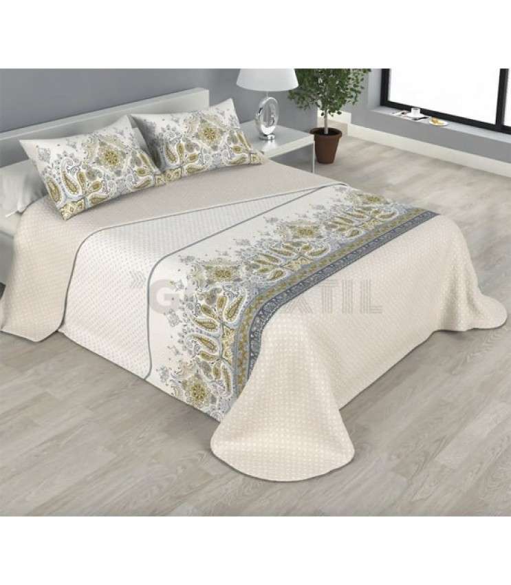 GOTEXTIL |  Colcha bouti estampada PAISLEY Home Secret