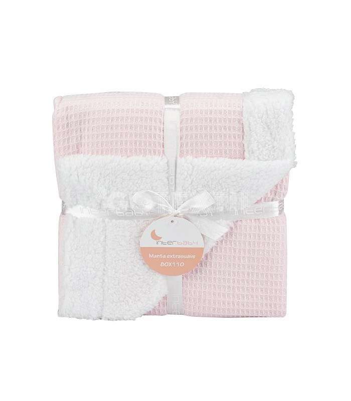 GOTEXTIL | Manta Bebe Nido Abeja Borreguillo 868 INTERBABY