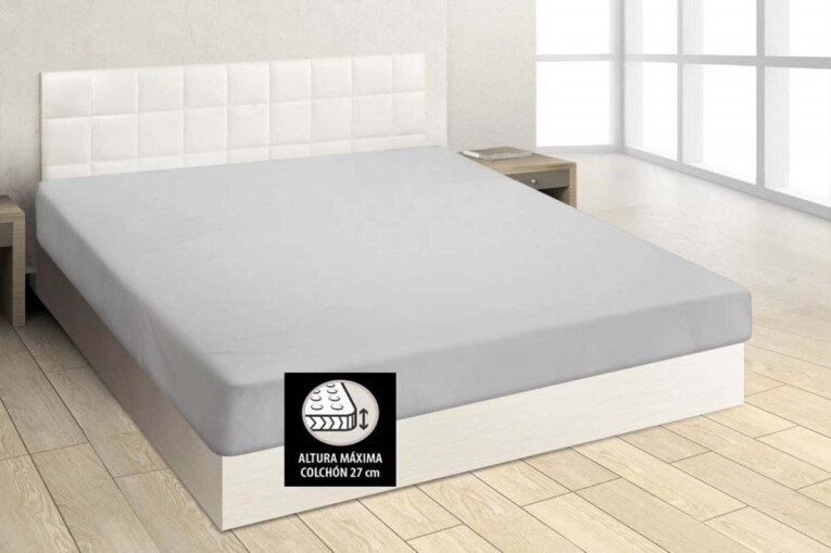 GOTEXTIL | Sábana Bajera Ajustable Burrito Blanco A7 Algodón/Poliéster