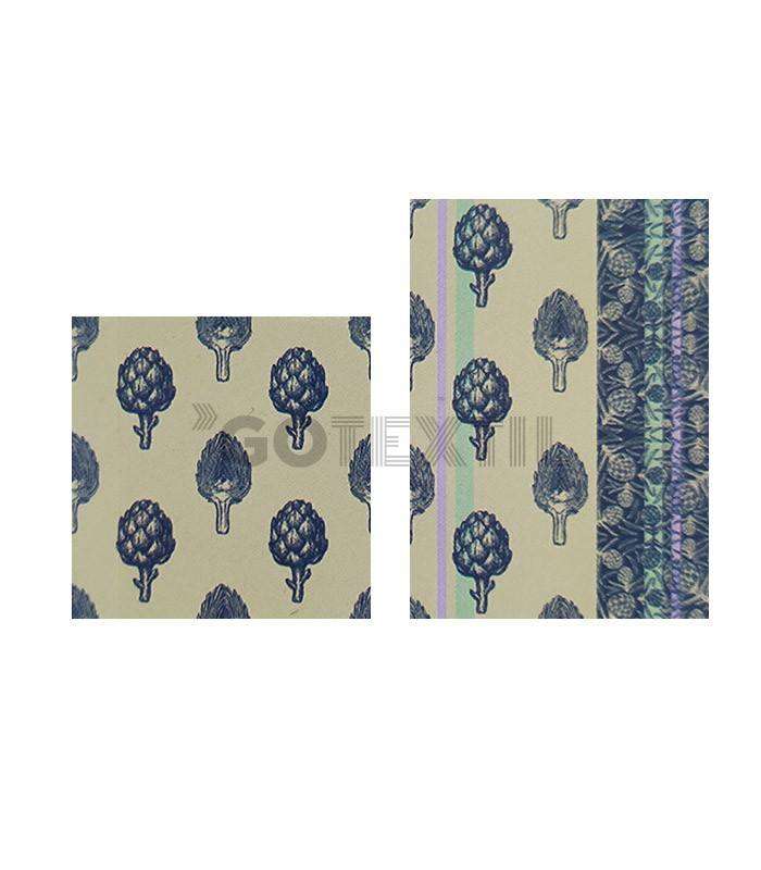 GOTEXTIL | Pack 2 paños cocina Trovador ALCACHOFAS 150