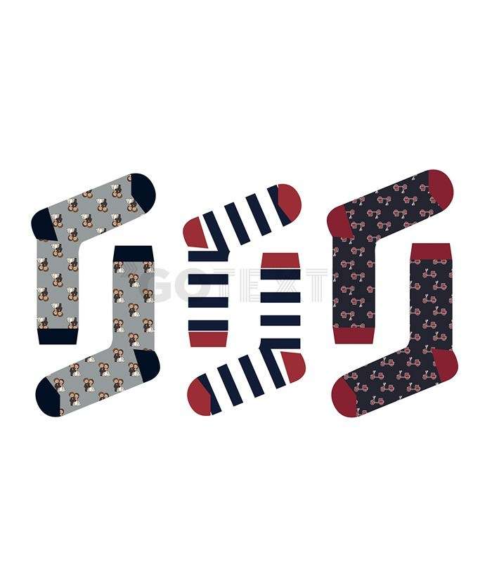 GOTEXTIL | PACK 3 CALCETINES ORIGINALES S-13 KLANDESTINE SOCKS