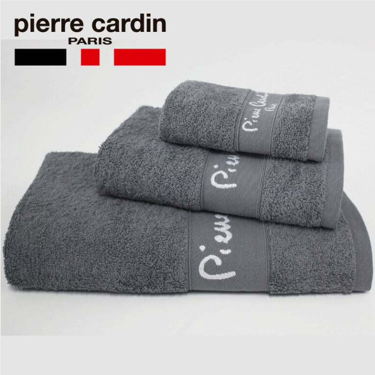 GOTEXTIL | Juego de toallas Pierre Cardín LOGO 100% algodón