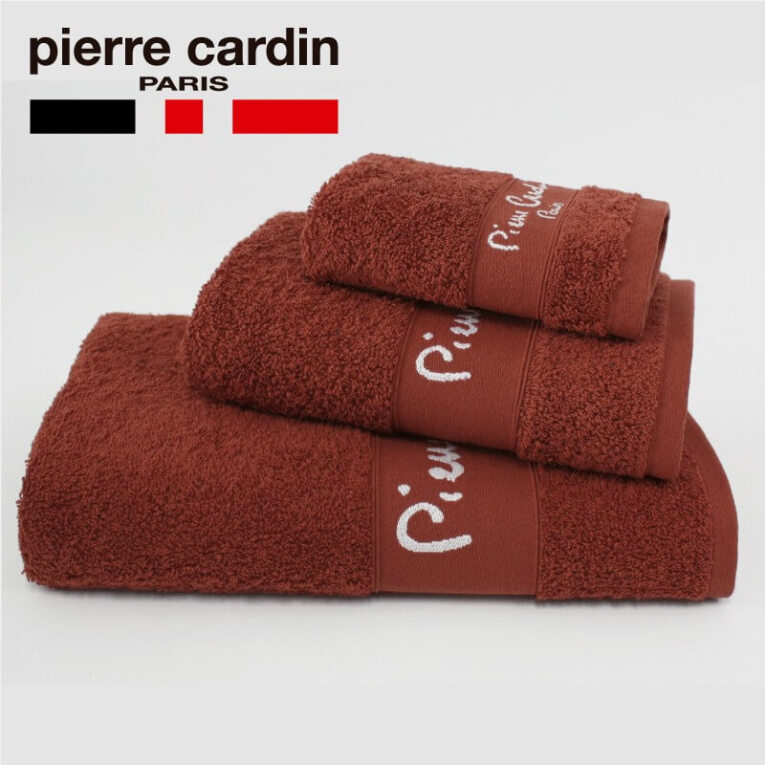 GOTEXTIL | Juego de toallas Pierre Cardín LOGO 100% algodón