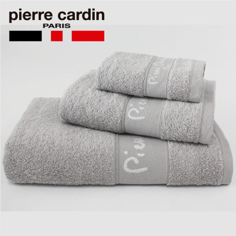 GOTEXTIL | Juego de toallas Pierre Cardín LOGO 100% algodón