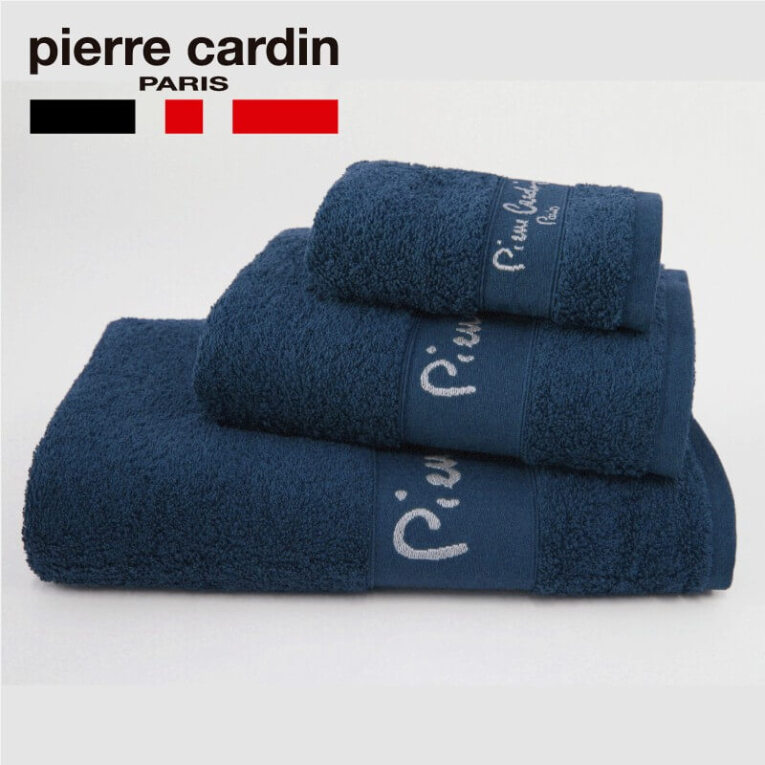 GOTEXTIL | Juego de toallas Pierre Cardín LOGO 100% algodón